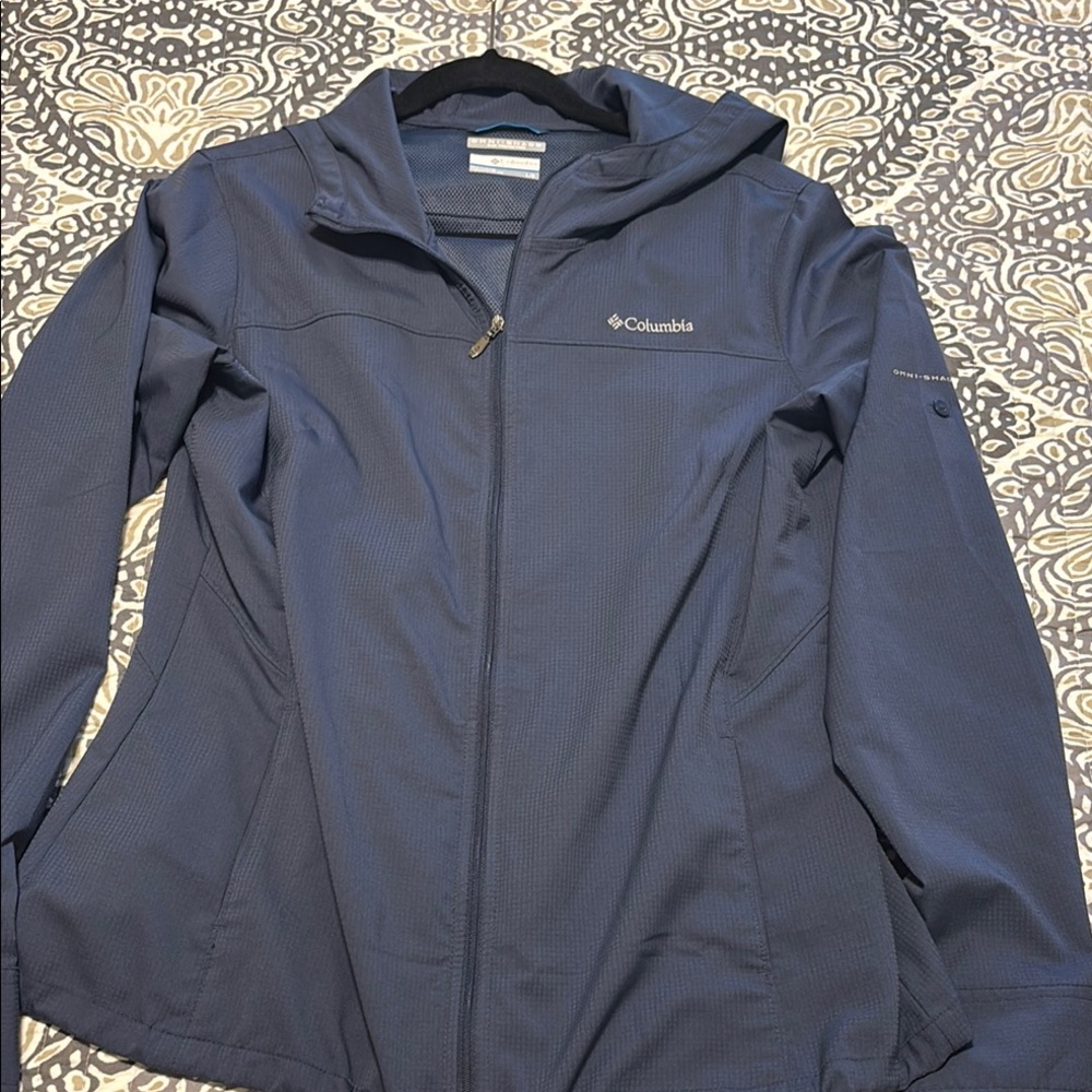Columbia Women's Blue Hoodie Jacket Large